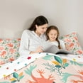 thumbnail image 5 of jejeloiu Cartoon Animal Axolotl Full Size Comforter Sets,Ocean Sea Sealife Bedding Comforter Set,Pink Green Bedding Sets For Kids,Ultra Soft Home Decor Reversible,3pcs, 5 of 8