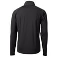 thumbnail image 3 of Men's Cutter & Buck  Black Kansas State Wildcats DryTec Adapt Eco Knit Hybrid Recycled Raglan Quarter-Zip Jacket, 3 of 3