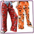thumbnail image 2 of Navidad Sanrio Hello Kitty pantalones de invierno para mujer Y2K pantalones de franela para dormir pantalones casuales cálidos para el hogar ropa de Halloween regalo, 2 of 4