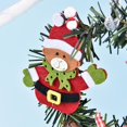 thumbnail image 3 of C Decoración De Corona De Navidad Corona De Pino De Navidad Para Puerta De Entrada Con Muñeco De Nieve Papá Noel, 3 of 5