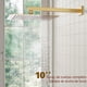 thumbnail image 3 of Grifos regaderas para baño Set - juego de regaderas para baño, Juego Ducha Lluvia Oro Con Boquilla de Cascada y Grifo Ducha Incluido, 3 of 9