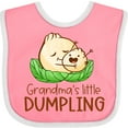 thumbnail image 3 of Inktastic Grandma's Little Dumpling Boys or Girls Baby Bib, 3 of 4
