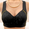 thumbnail image 4 of Lixiuxyad Ultimate Full Coverage Bra For With Superior Support And Comfort All Day Wireless T Shirt Bra Seamless Underwear For Plus Bust,Bras for Women Black 50, 4 of 4