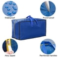 thumbnail image 4 of Heavy Duty Extra Large Moving Bags W/Backpack Straps Strong Handles Zippers Storage Totess For Space Saving Fold Flat Alternatives To Box And Bin Set Of 6, 4 of 5