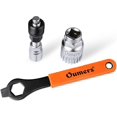 thumbnail image 1 of Bike Crank Extractor/Arm Remover and Bottom Bracket Remover with 16mm Spanner/Wrench. Professional Bicycle Repair Tool Kit, 1 of 7