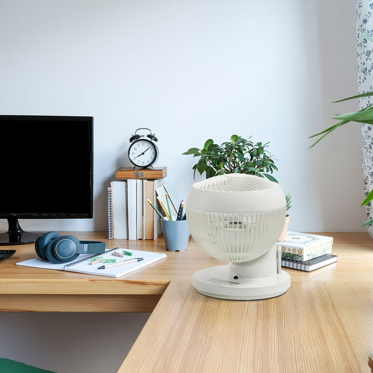 IRIS WOOZOO 360° Oscillating Fan with Remote & Timer, 3 Speed