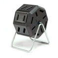 thumbnail image 1 of FCMP Outdoor 22.5 Gallon Tumbling Composter Bin with Aeration Holes, Black, 1 of 6