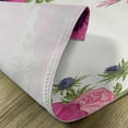 thumbnail image 5 of Ambesonne Anemone Flower Place Mats Set of 4, Lively Bridal, Standard Size, Pink Green Apricot, 5 of 6