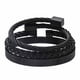 thumbnail image 2 of Pulsera para mujer, regalo para mujer, 3 piezas/juego, pulsera de acero de titanio con números romanos y hebilla de herradura para hombre., 2 of 5