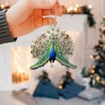 thumbnail image 7 of PEIBang Acrylic Peacock Car Hanging Ornament,Car Charm for Rear View Mirror,Peacock Pendent for Home Door Wall Hanging Decoration, 7 of 7