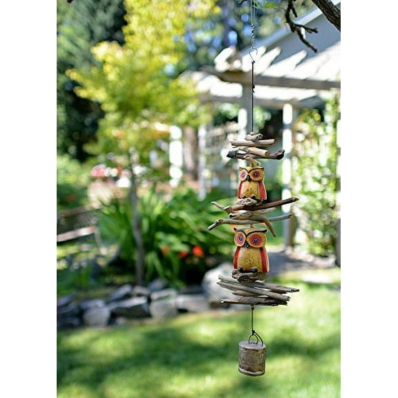 Cohasset 618 Twin Oscar Owl Bell, Yellow