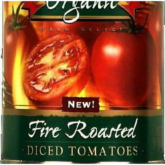 12 Pack : Muir Glen Organic Fire Roasted Diced Tomatoes, 28 Oz