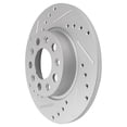 thumbnail image 6 of Detroit Axle - 4pc Brake Rotors for 17-22 Jeep Compass 15-22 Renegade 16-22 Fiat 500X, Drilled Slotted Brake Rotors 2018 2019 2020 2021: 12.01" Front and 10.94" Rear Rotor, 6 of 8