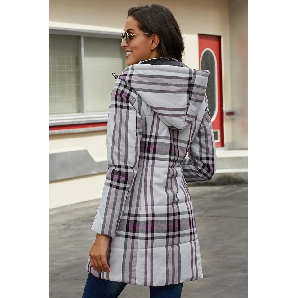 Quilted trench coat womens discount