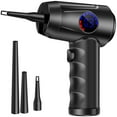 thumbnail image 1 of Electric Air Duster Cordless Compressed Air Blower with 3 Gear and 6000mAh Battery Handheld Vacuum Cleaner with LED Light, 1 of 9