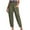 Green, variant on RYRJJ Linen Cropped Pants for Women Plus Size Straight Wide Leg High Waist Beach Baggy Comfy Pants with Pockets(Gray,S)