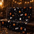 thumbnail image 5 of Halloween Thanksgiving Throw Blanket 39x27in Orange Flannel Couch Cover, Soft Plush Fleece Blanket for Sofa Bed Office, Warm Fall Halloween Decorations Gift by OVFUIZ, 5 of 7