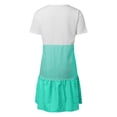 thumbnail image 5 of Dresses For Women 2024 Hide Belly Fat Patchwork Color Women's Floral Summer Dress V Neck Spaghetti Strap Casual Dress With Pockets, 5 of 5