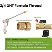 High Pressure Power Gun Water Spray Garden Hose Nozzle Car Clean Washer Tool Set
