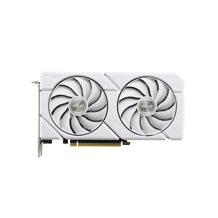 ASUS Dual GeForce RTX 4070 EVO White OC Edition (PCIe 4.0, 12GB GDDR6X, DLSS 3, HDMI 2.1a, DisplayPort 1.4a, 2.5-slot design, Axial-tech fan design) DUAL-RTX4070-O12G-EVO-WHITE