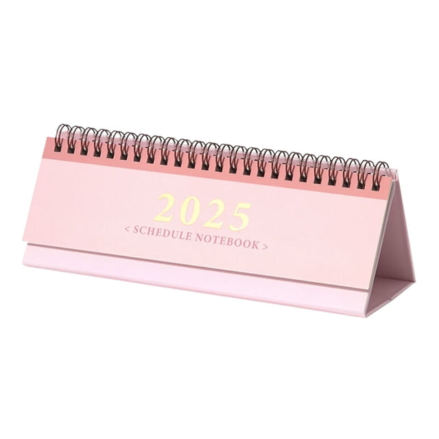 Desk Calendar Small Flip Top Desk Calendar Monthly Calendar Daily Flip Top Desktop Calendar Planner Twin Wire Bound Monthly Desktop Calendar Suitable Fo