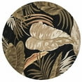 thumbnail image 2 of HomeRoots 350151 7 ft. 6 in. Round Wool Midnight Area Rug, 2 of 2