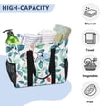 thumbnail image 5 of Large Hand-Held Storage Bag Kitchen Reusable Grocery Bags， Travel Tote Bags， Waterproof Tote，Laundry Bag，Beach Bag， Pool Bag Beautiful Leaves Seamless, 5 of 8
