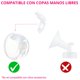thumbnail image 4 of Protector Antireflujo Spectra Transparente para Copa Manos Libres, 4 of 7