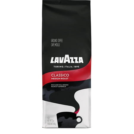 Lavazza Classico Ground Coffee Blend, Medium Roast, 12-Ounce