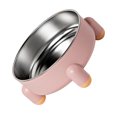 thumbnail image 2 of Comedero para mascotas antideslizante con base desmontable de 4 patas, de acero inoxidable, de gran capacidad, para gatos y perros, para interior, color rosa, 2 of 12