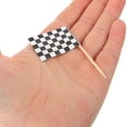 thumbnail image 5 of OFFIGAM Racing Car Checkered Flag Cupcake Toppers, 120 Multi-Color Paper and Wood Decorations for Birthday Party, 5 of 8