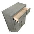 thumbnail image 3 of Modern Style 5-Drawer Chest Made with Wood in Gray, 3 of 14