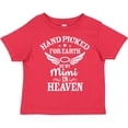 thumbnail image 3 of Inktastic Handpicked for Earth by My Mimi in Heaven with Angel Wings Boys or Girls Toddler T-Shirt, 3 of 5