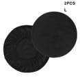 thumbnail image 4 of Bearachild 2X taburete cubierta Bar suministros a prueba de polvo mano de obra fina instalar fácilmente accesorios de fiesta lavable exquisita Decoración del hogar Negro L, 4 of 6