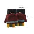 thumbnail image 3 of Unisex Warm Soft Kid Winter Convertible Flip Top Fingerless Gloves, 3 of 3