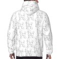 thumbnail image 7 of Pofeuu Poodle Dog Print Mens Casual Hooded Collar Drawstring Hoodies Pullover Sweatshirts Casual Long Sleeve Shirts-XX-Large, 7 of 7