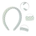thumbnail image 2 of Unique Bargains 1 Pc Classic Elegant Wide Twill Headband for Women for Girls 6.30"x5.51" Blue White, 2 of 4