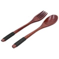 thumbnail image 4 of Wooden Flatware, Easy To Carry, Durable To Use, Wooden Spoon Fork, Comfortable To Use for Home Gifts, 4 of 7