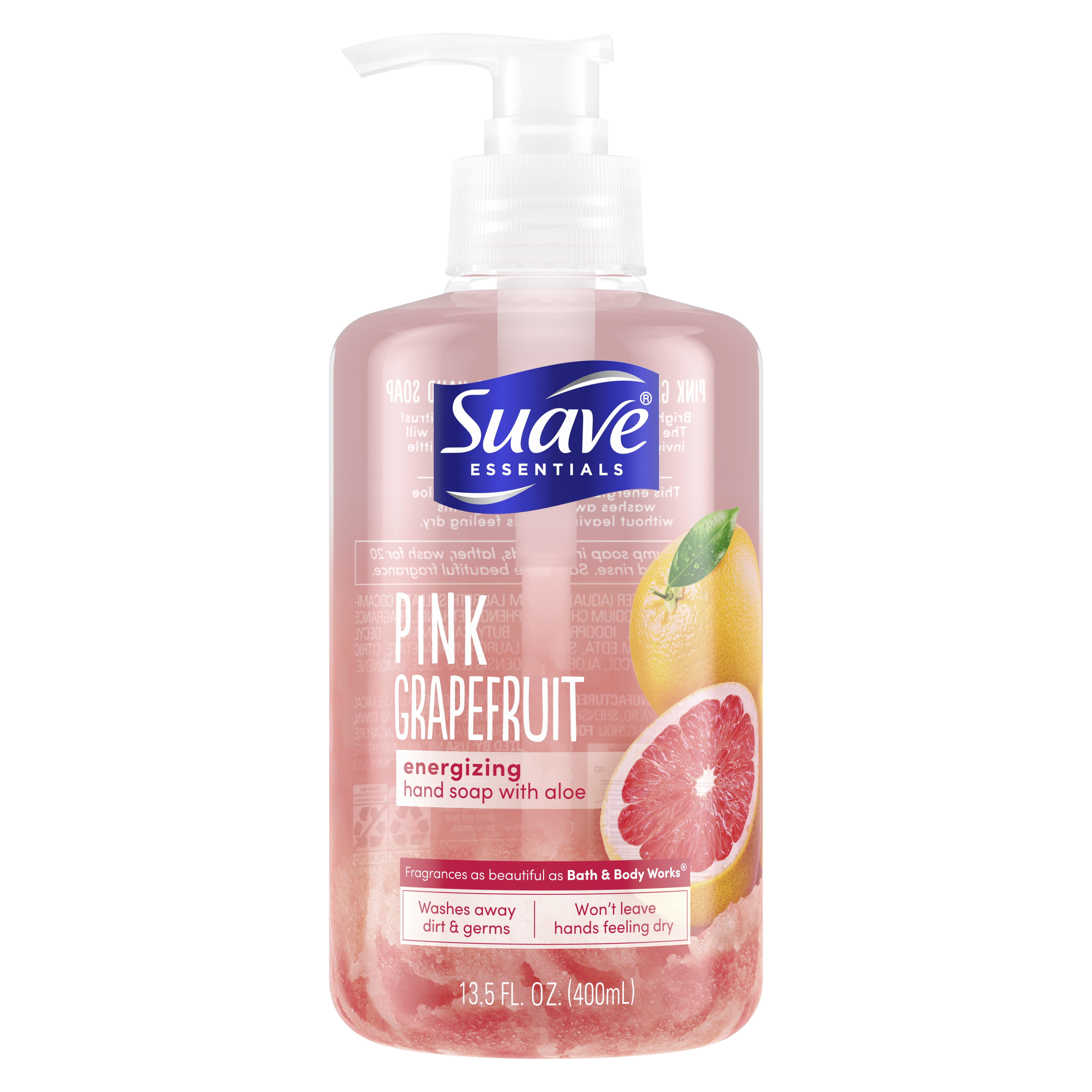 Suave Essentials Energizing Liquid Hand Soap Pink Grapefruit 13 5 Oz Walmart Com Walmart Com Suave Essentials Energizing Liquid Hand Soap Pink Grapefruit 13 5 Oz Walmart Com Walmart Com