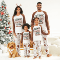 thumbnail image 1 of PatPat Christmas Family Matching Letter and Gingerbread Man Print Long-sleeve Pajamas Sets (Flame Resistant), 1 of 9
