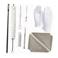 thumbnail image 2 of Kit de limpieza para clarinete, juego de mantenimiento, cepillo para boquillas, guantes, limpiador de saxofón, kit de cuidado para estudiantes, músico, 2 of 9