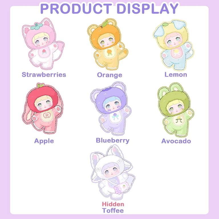 必ずプロフィール読んでください★nomiページ Nommi Interesting Fruits Series Plush Blind Box 6PCS (1 of 7