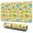 Colorful Cartoon Dinosaurs, variant on Long Mouse Pads for Desk,Colorful Dinosaur and Floral Pattern Desk Mats on Top Of Desks, Desk Mouse Pad Extra Large with 3mm Non-Slip Base and Stitched Edge for Gaming,Office,Work,Home 31.5"x11.8"