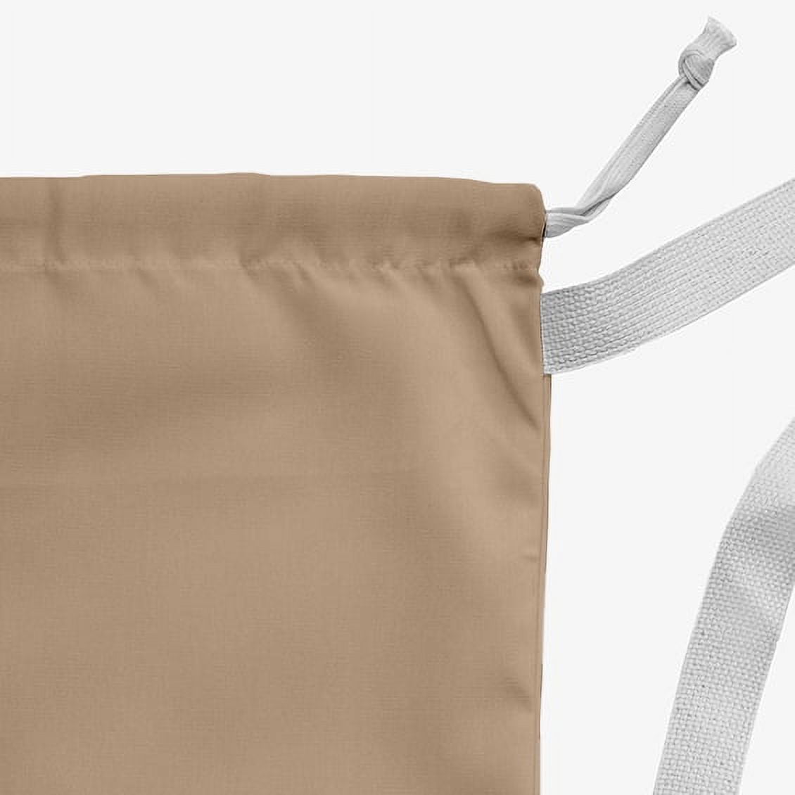 Simply Daisy Peace 28 x 36 in Taupe Laundry Bag