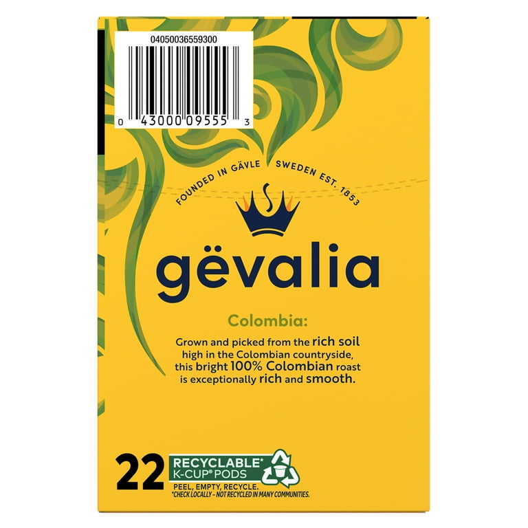Gevalia Colombia Medium Roast K-Cup® Coffee Pods, 22 ct Box