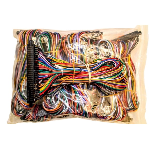 Jamma Plus Board Full Cabinet Wiring Harness Loom for Jamma PCB boards (10 Pack)