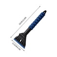 thumbnail image 3 of Kezqiaxn Snow Scraper for Car Clearance, Ice Scrapers for Cars Windshield, Car Snow Brush with Non Slip Foam Handle for Window Glass, Winter Car Snow Remoer Scraper for Truck Vehicle Blue, 3 of 5
