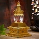 thumbnail image 4 of Inteprter Estatua budista de cristal Natural de aleación, artesanía exquisita y decoración significativa, curación ecológica Decoración del hogar, 4 of 6