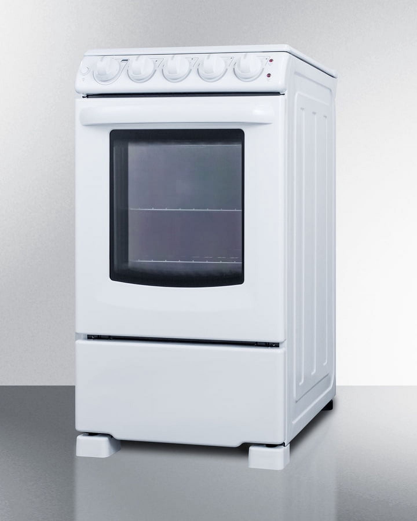 Summit 24” 2.9 cu ft Electric Range in Ceramic