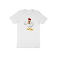 thumbnail image 6 of Cool White Chicken Rooster with Sunglasses Thumbs Up Animal T-Shirt Graphic Art Design Chicken Rooster Sunglasses Tees Tshirt, 6 of 10